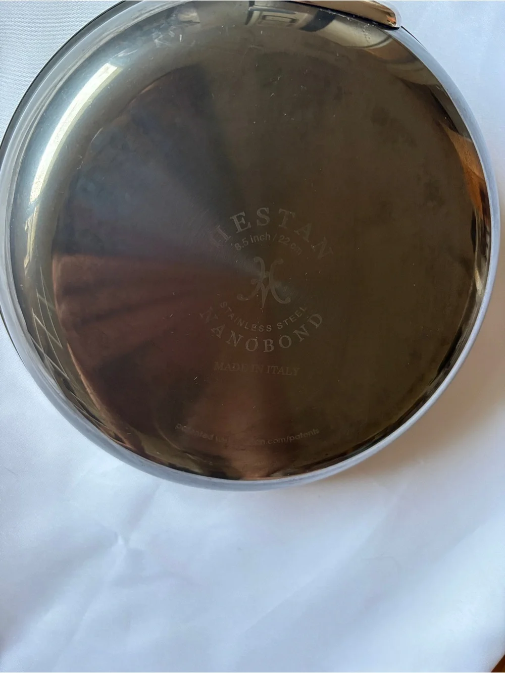Hestan NanoBond Titanium Stainless-Steel 8.5 Inch Skillet Fry Pan